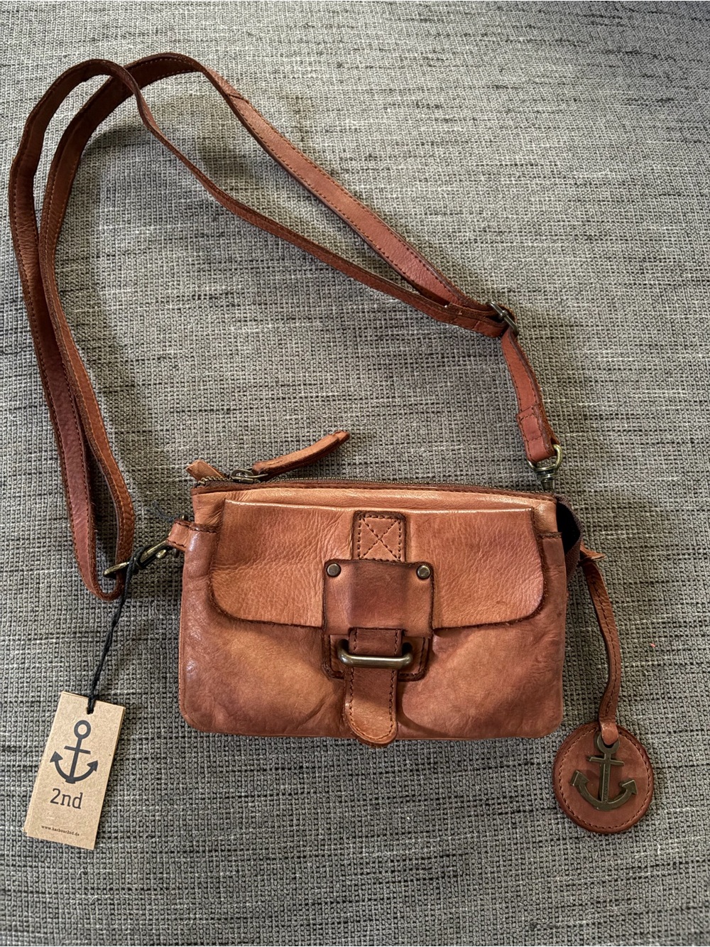 Harbour 2nd Leather Luna Crossbody Belt Bag NWT